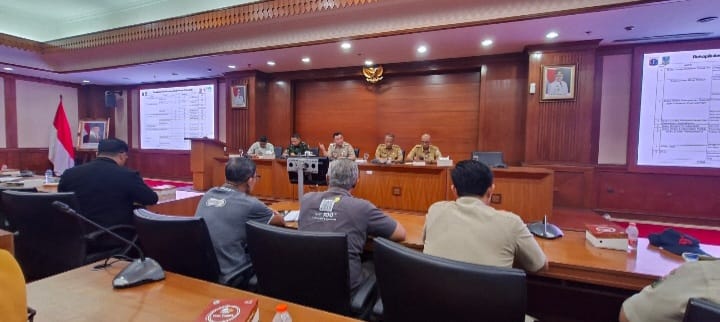 Rapat Koordinasi Monitoring dan Evaluasi (MONEV) Tindak Lanjut Penataan Kampung Tanah Harapan 3