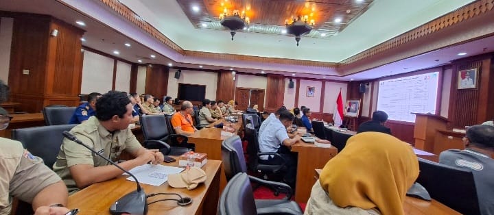 Rapat Koordinasi Monitoring dan Evaluasi (MONEV) Tindak Lanjut Penataan Kampung Tanah Harapan 2