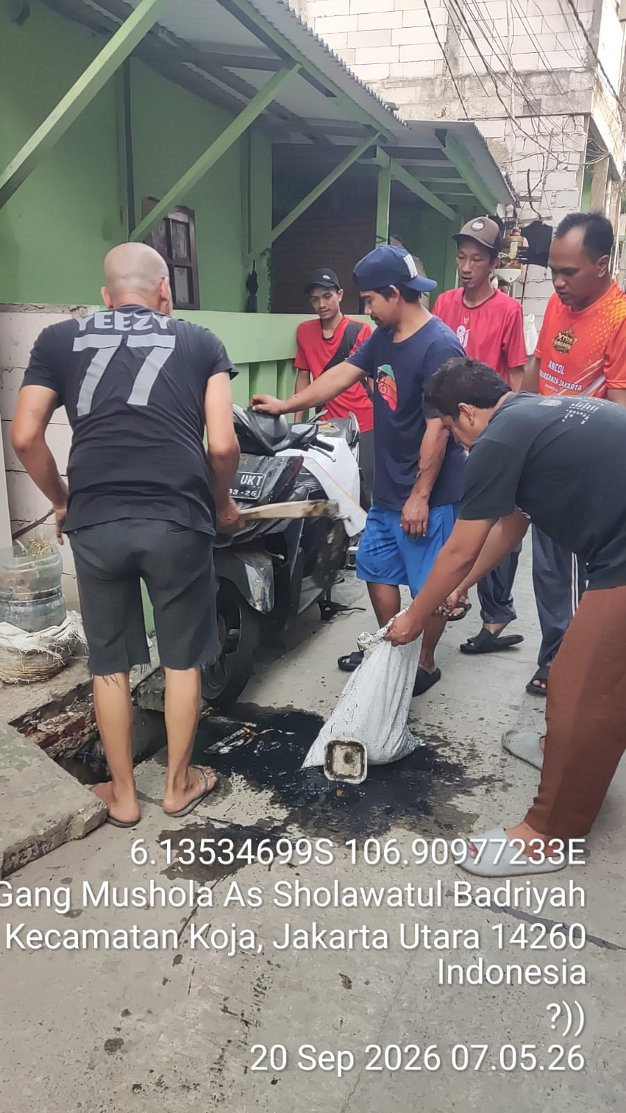 Giat Kerja Bakti di Wilayah RW. 03 Kelurahan Tugu Selatan 1