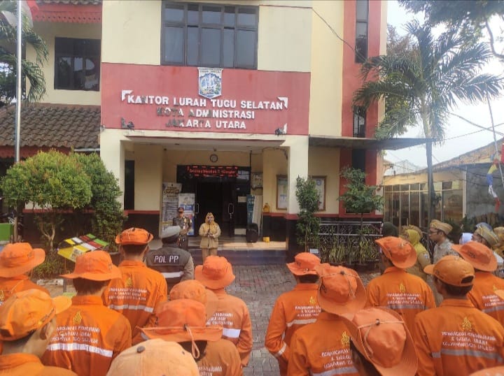 APEL RUTIN SENIN PAGI ASN DAN PJLP KELURAHAN TUGU SELATAN 5