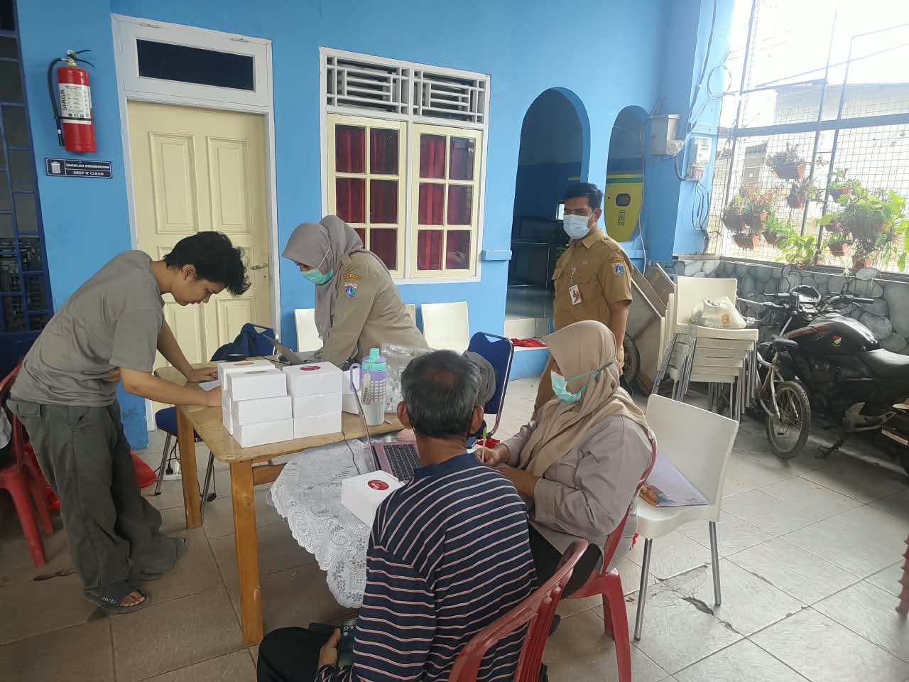 Monitoring Tracing TBC Terintrgrasi CKG dan Rontgen KeLurahan Tugu Selatan 4