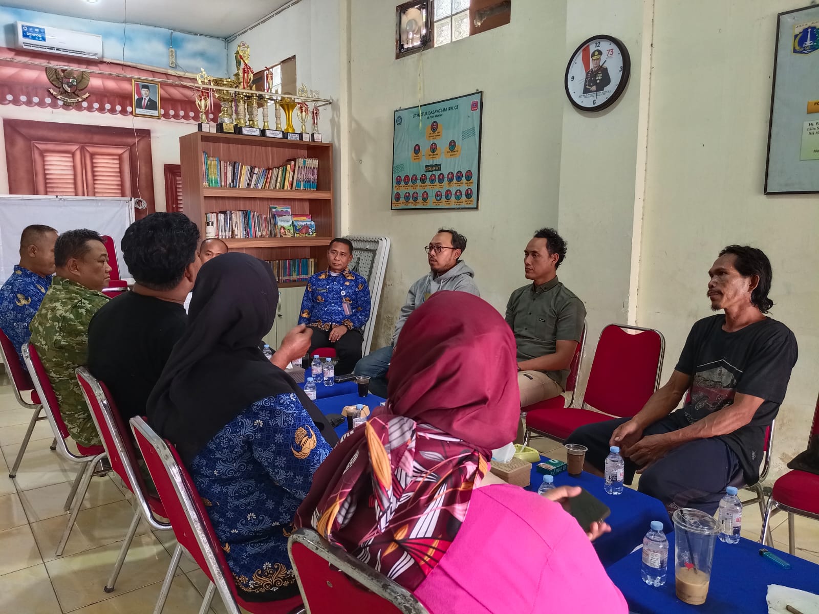 Monitoring dan Rapat Koordinasi Tindak Lanjut Kebakaran Wilayah Kelurahan Tugu Selatan 1