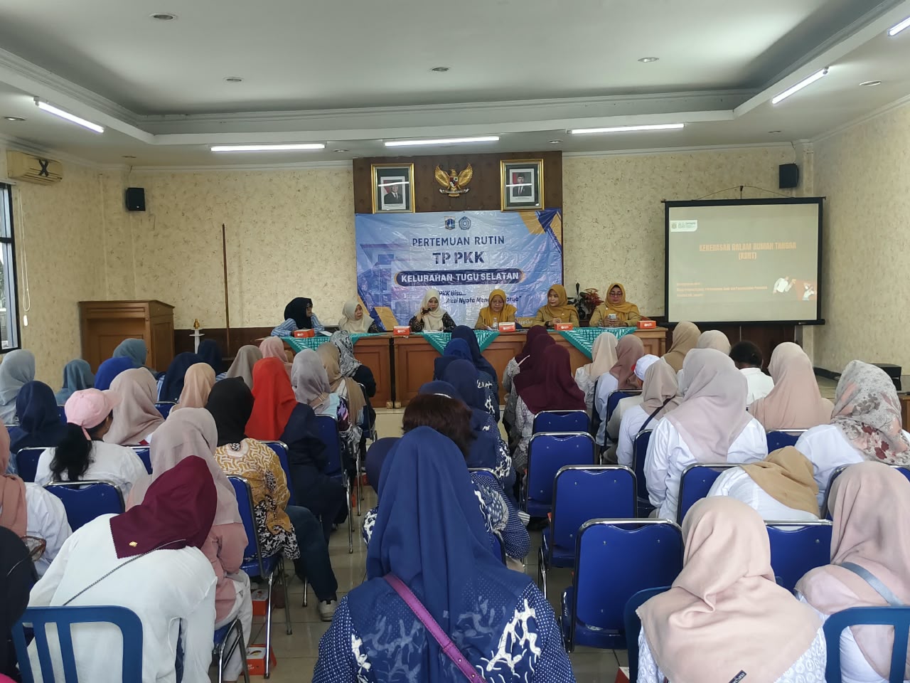 Pertemuan Rutin PKK Kelurahan Tugu Selatan 1