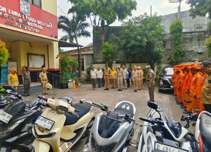 Tingkatkan Kualitas Pelayanan Publik, Kelurahan Tugu Selatan Gelar Apel Pagi Bersama 3