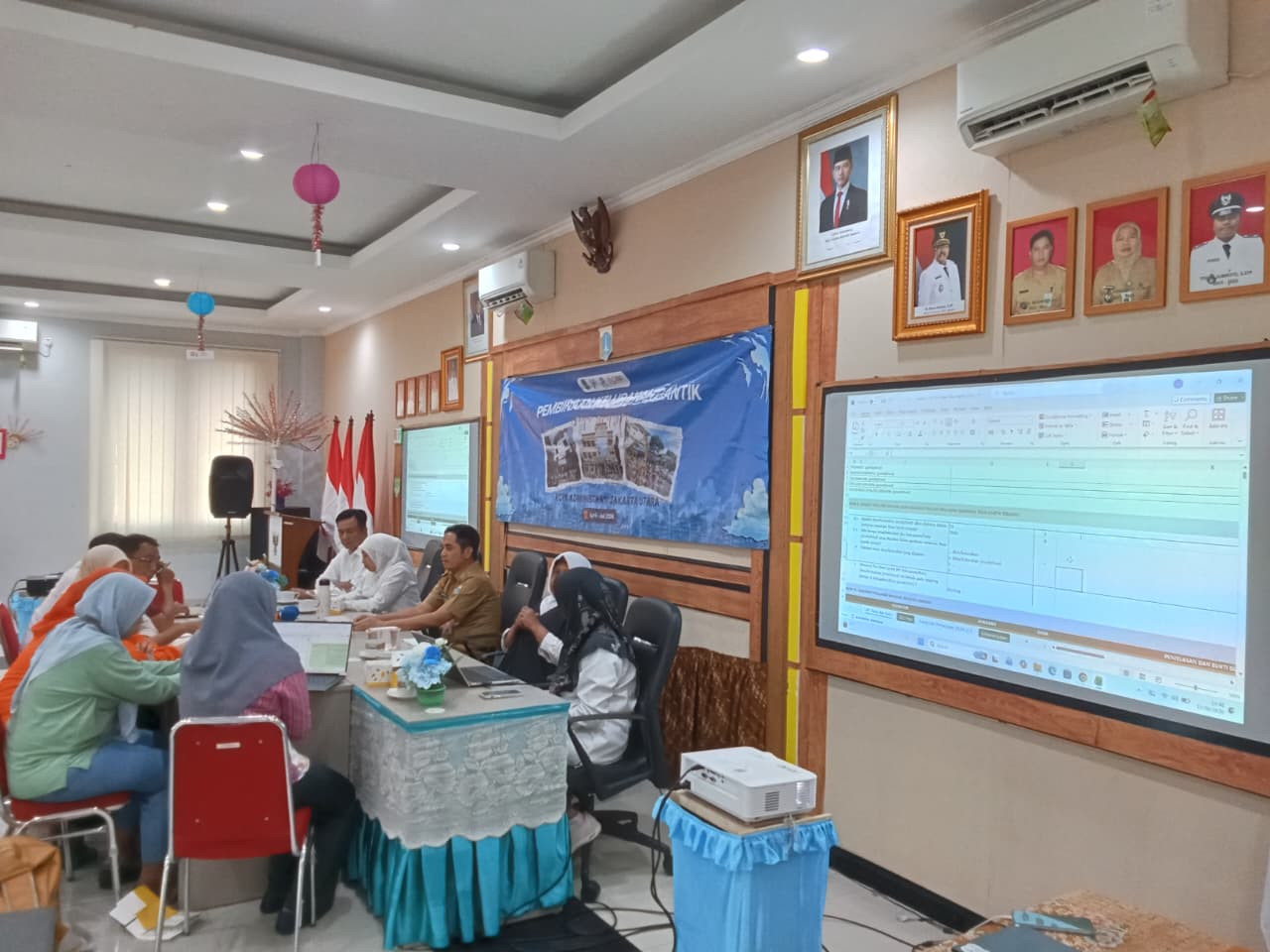 Evaluasi & Pembinaan Desa Cantik (Cinta Statistik) Kelurahan Rawa Badak Utara 1
