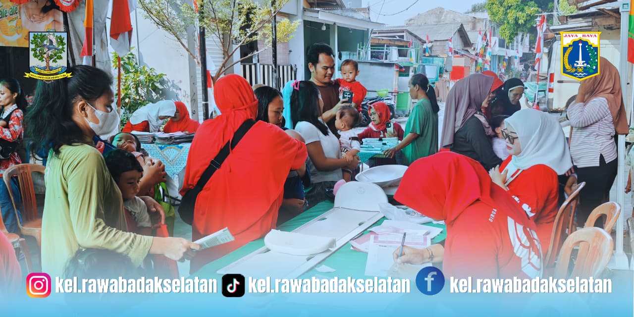 Kelurahan Rawa Badak Selatan Laksanakan Monitoring Posyandu RW 08 1