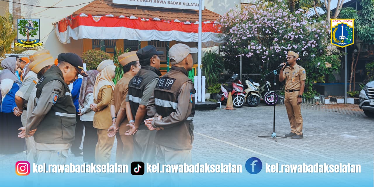 Apel Pagi Tingkat Kelurahan Rawa Badak Selatan, Perkuat Disiplin dan Sinergi Pelayanan Masyarakat 1