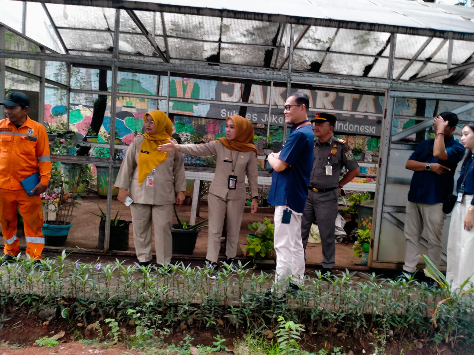 Kelurahan Koja Laksanakan Survei Revitalisasi Ketahanan Pangan di Taman Jampea 1