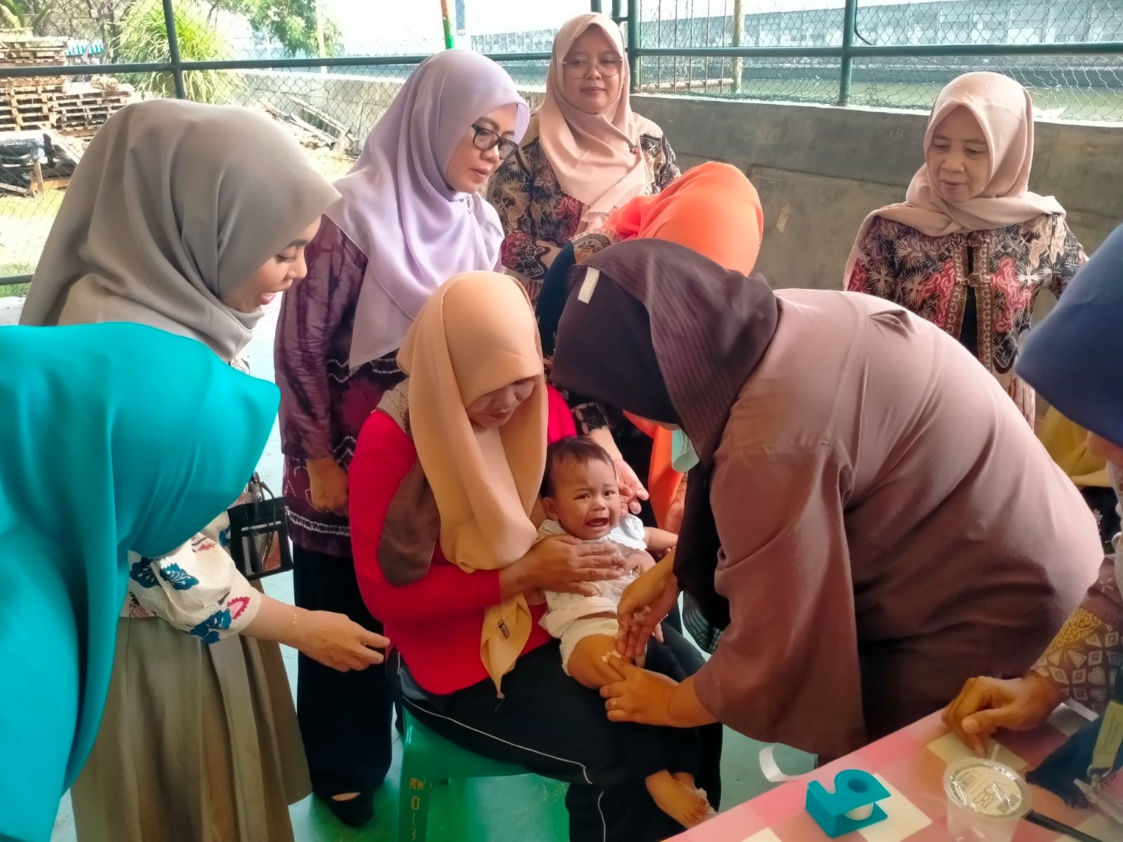 Kegiatan Posyandu Balita RW 013 Kelurahan Koja 5