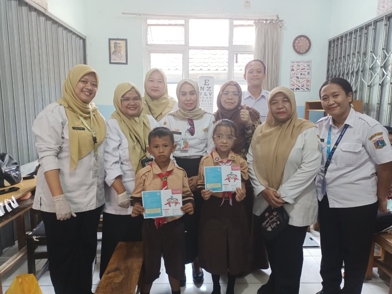 Pelaksanaan Bulan Imunisasi Anak Sekolah (BIAS) SDS Bina Pusaka Kelurahan Koja 4