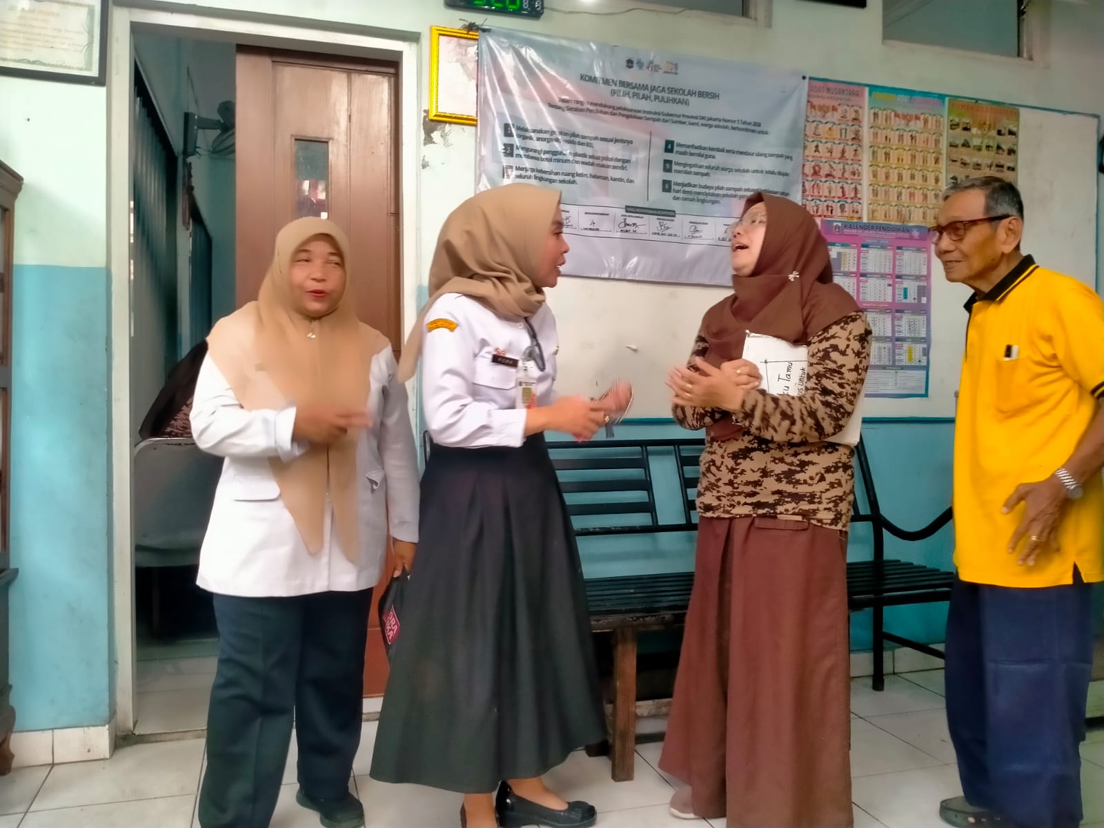 Pelaksanaan Bulan Imunisasi Anak Sekolah (BIAS) SDS Bina Pusaka Kelurahan Koja 2