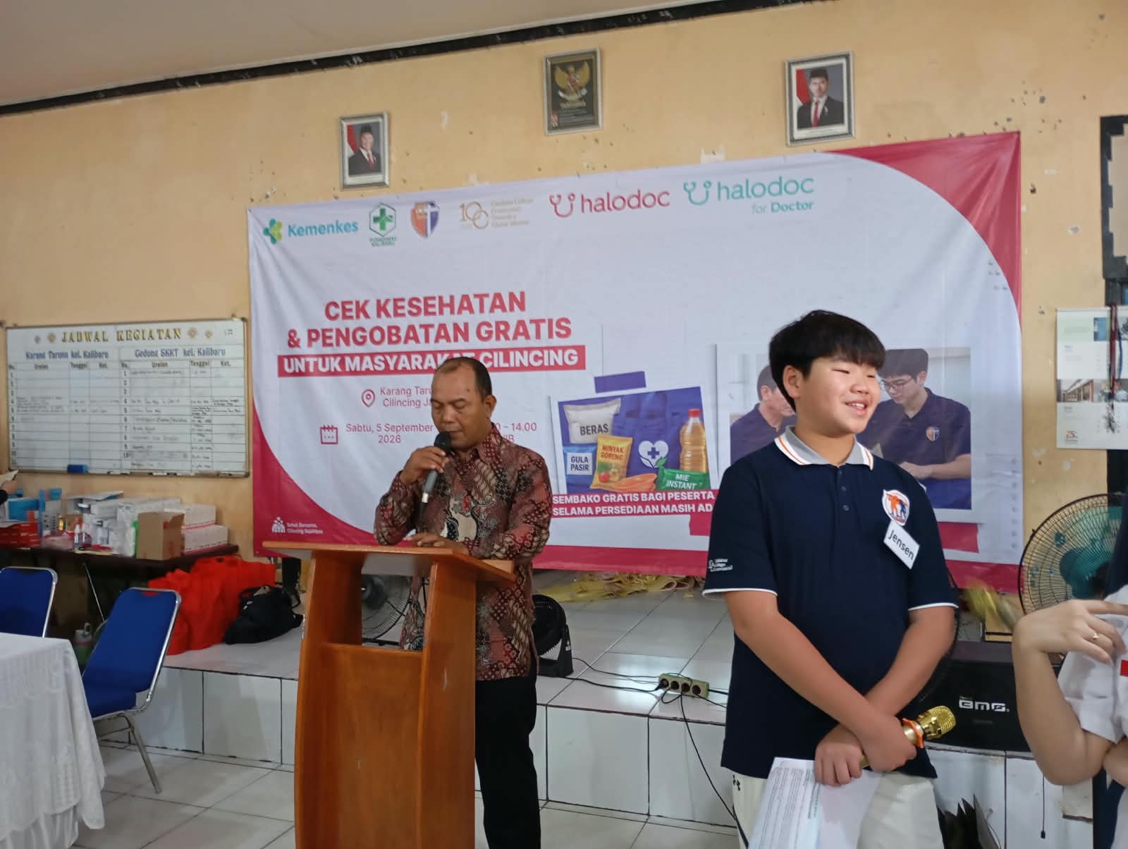Cek Kesehatan dan Pengobatan Gratis Kolaborasi dengan Halodoc dan Sekolah Menengah Kolese Kanisius 1