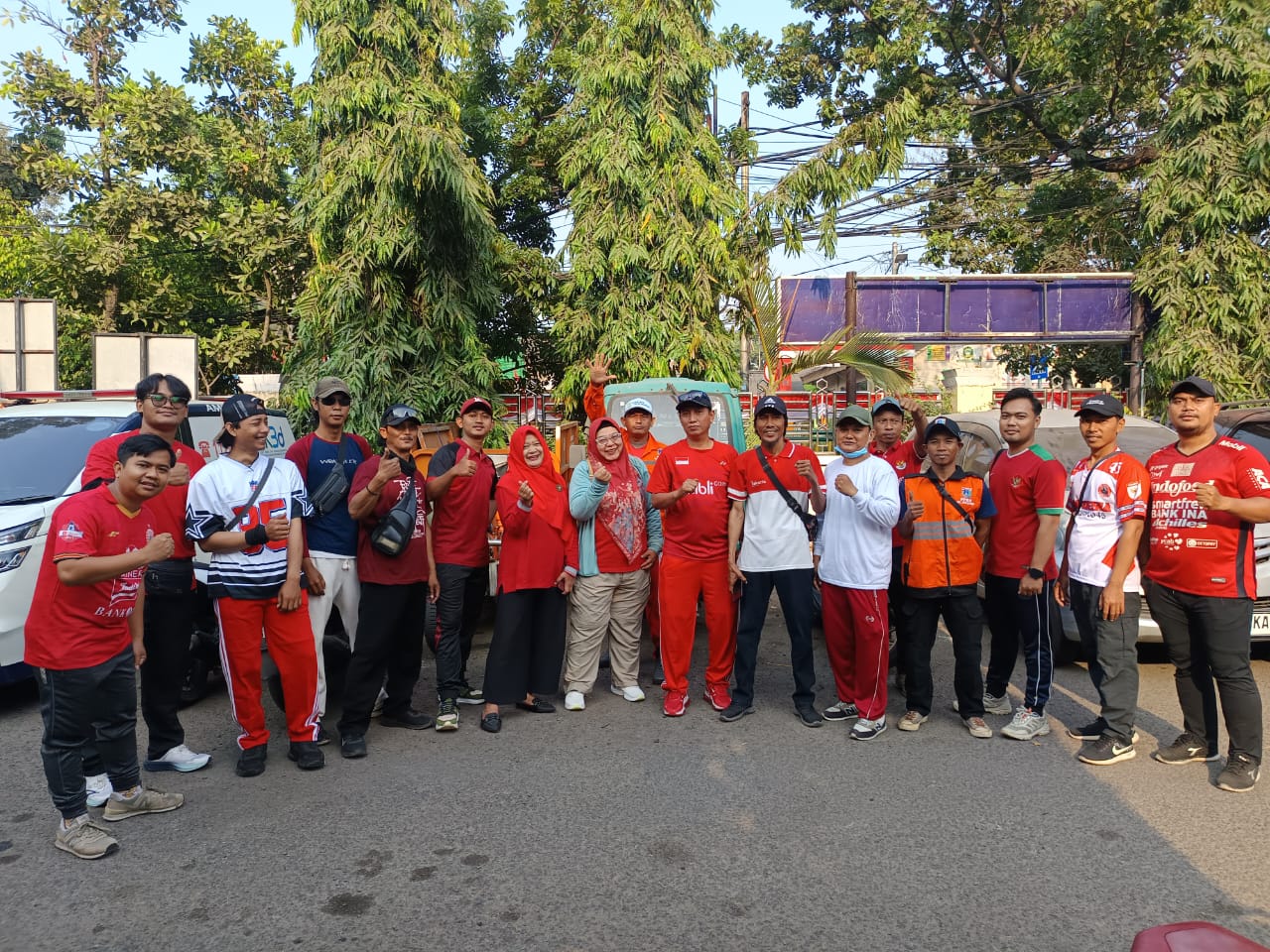 Semarakkan Kebersamaan, Kelurahan Sukapura Hadiri Senam Bersama dan Lomba di Kecamatan Cilincing 1