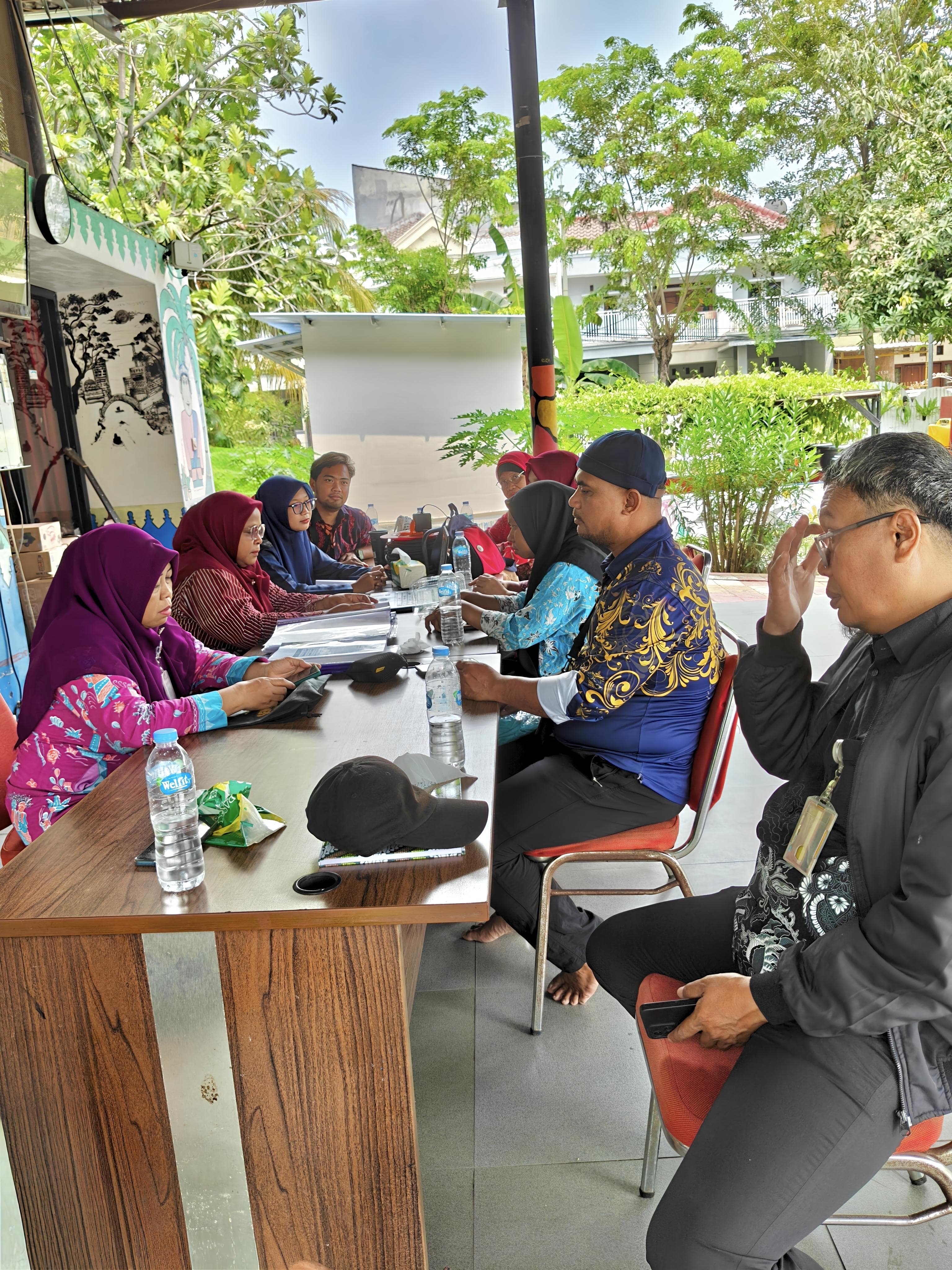 Kelurahan Sukapura menggelar kegiatan Monitoring dan Evaluasi (Monev) Kampung KB di RPTRA Pinus 2