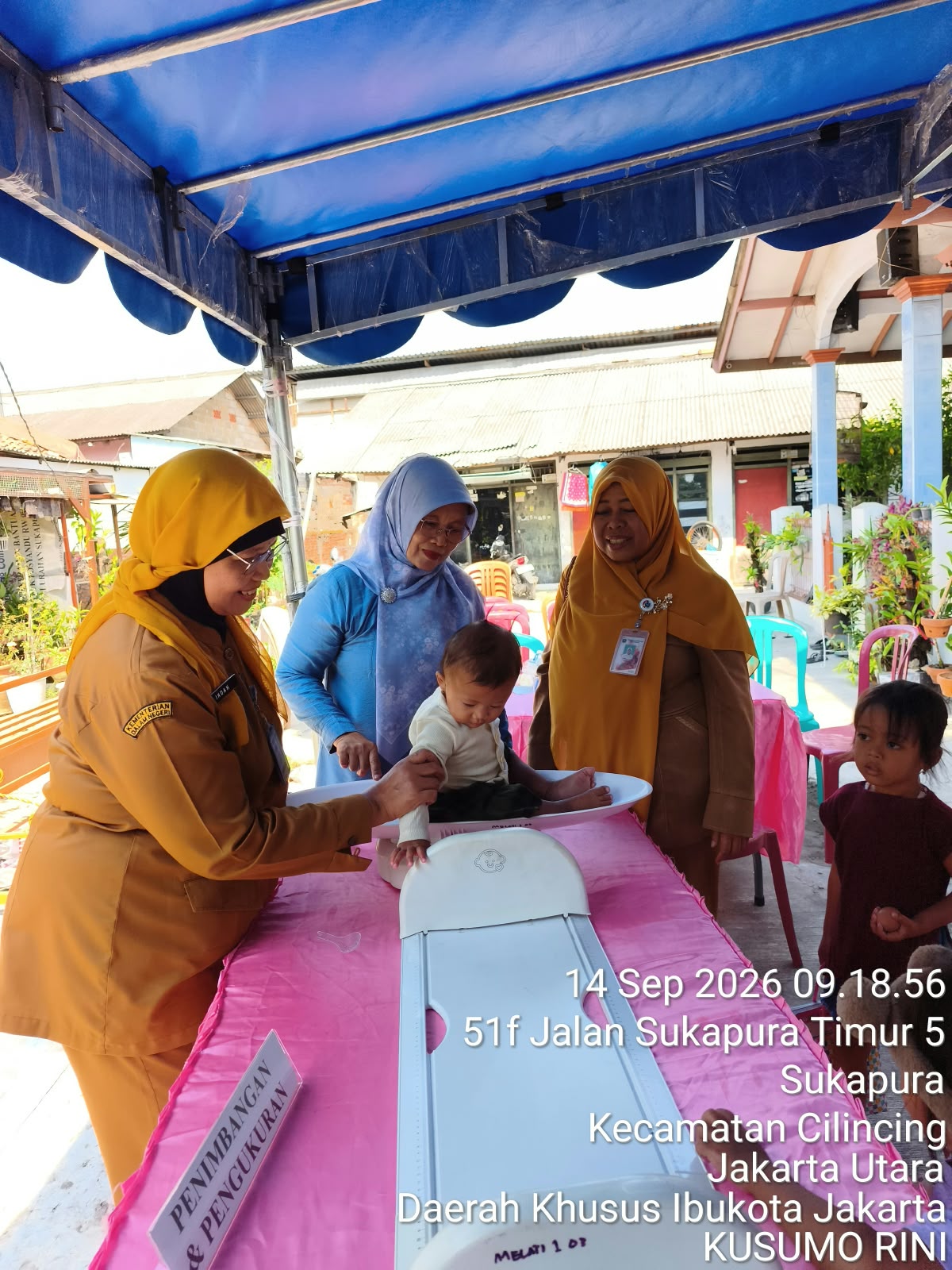 Pantau Tumbuh Kembang Balita, Kelurahan Sukapura Lakukan Monitoring di Posyandu Melati 1 RW 03 1