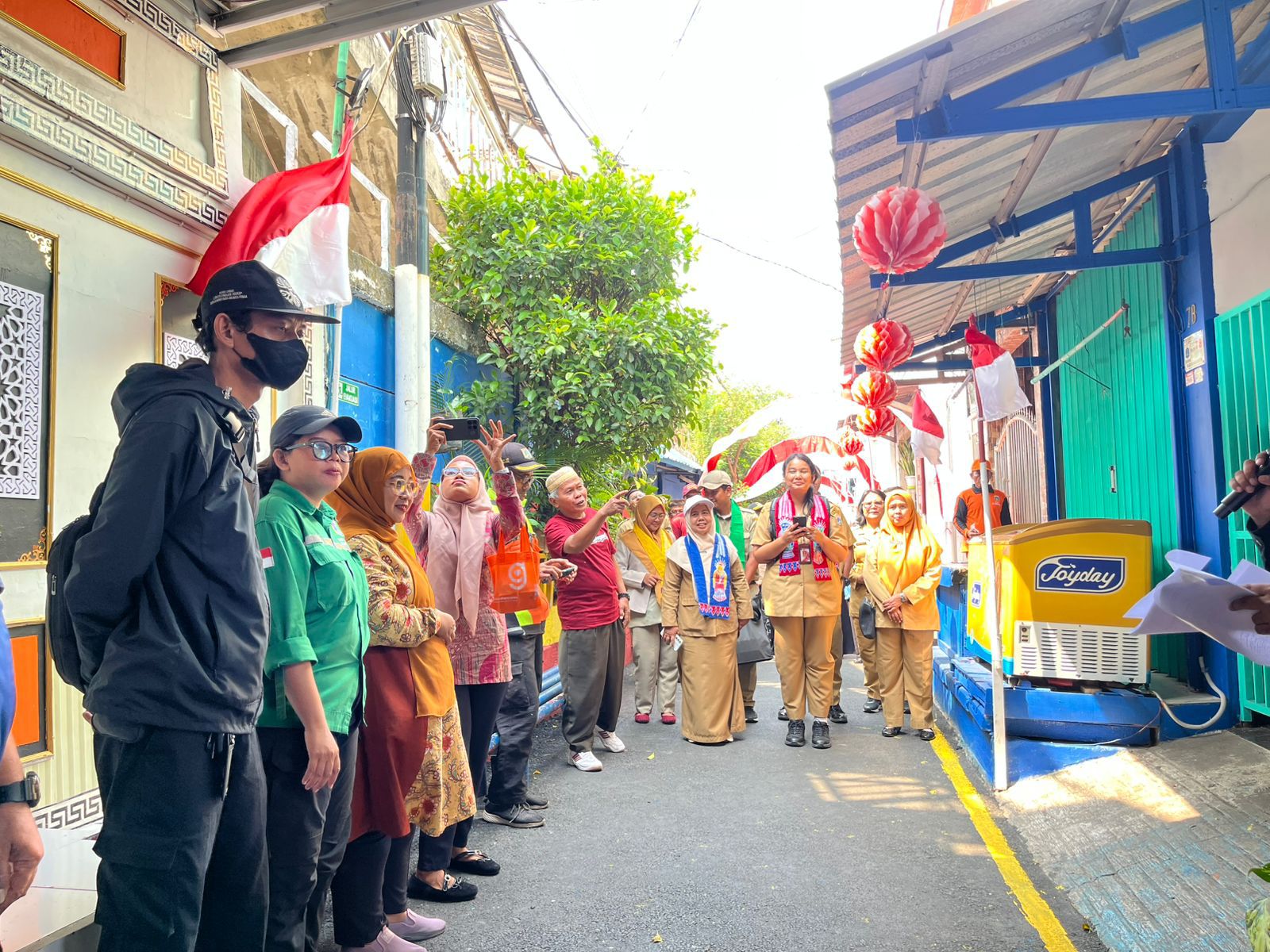 Dukung Aksi Iklim Warga, Wakil Camat Tanjung Priok Dampingi Verifikasi Lapangan ProKlim di Dua Kelurahan 4
