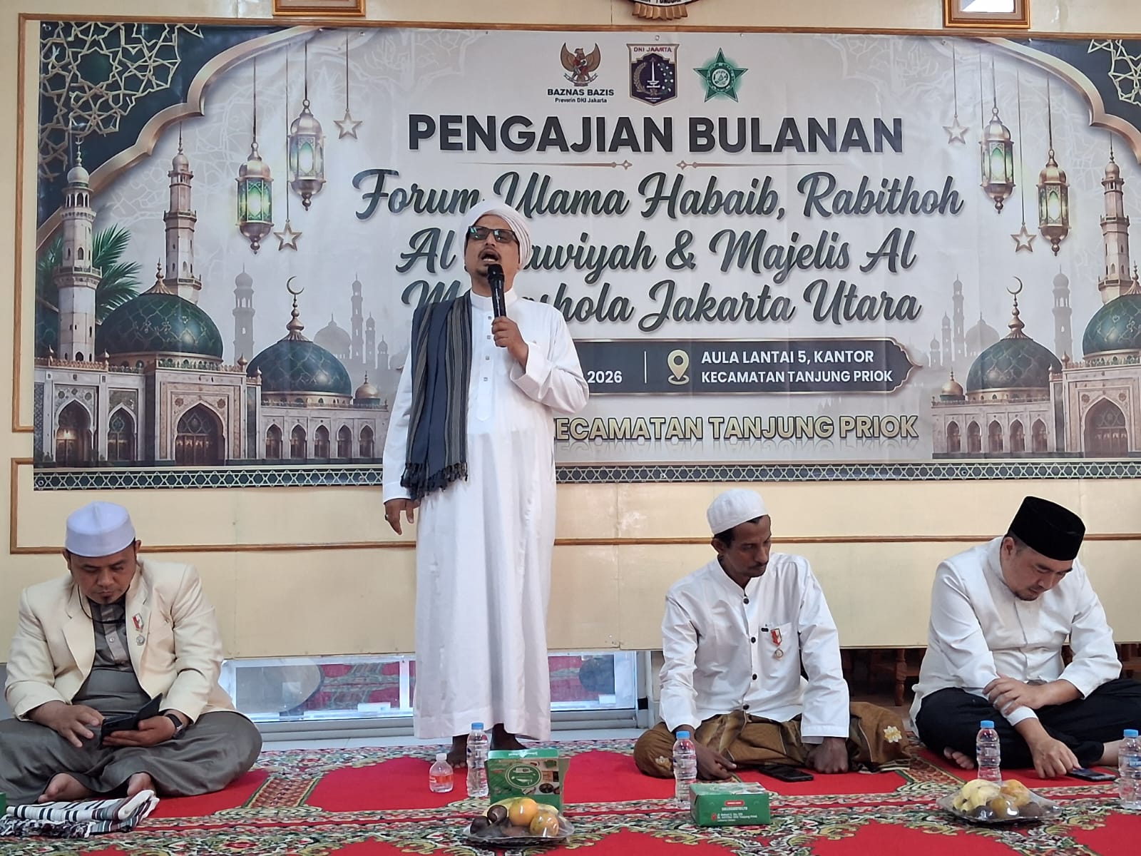 Kecamatan Tanjung Priok Gelar Pengajian Bulanan Bersama Forum Ulama dan Habaib 3