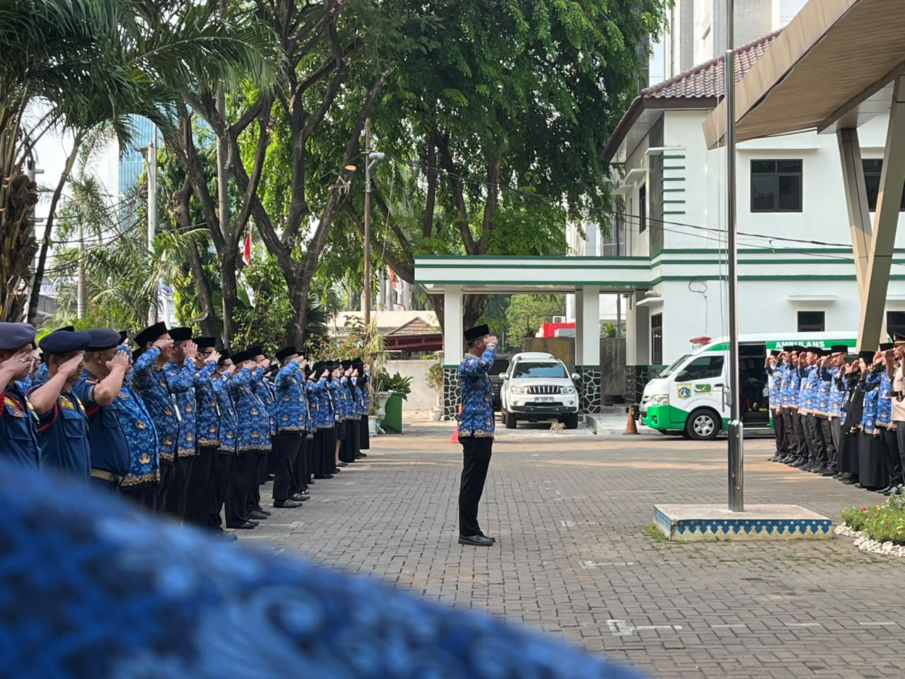 Camat Tanjung Priok Pimpin Upacara Peringatan Hari Rapat Raksasa IKADA ke-81 1