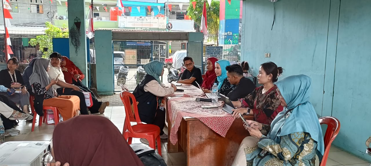 Pertemuan Petugas Sensus Ekonomi Tahun 2026 ke-3 di RPTRA Patimura Kelurahan Pademangan Timur 3