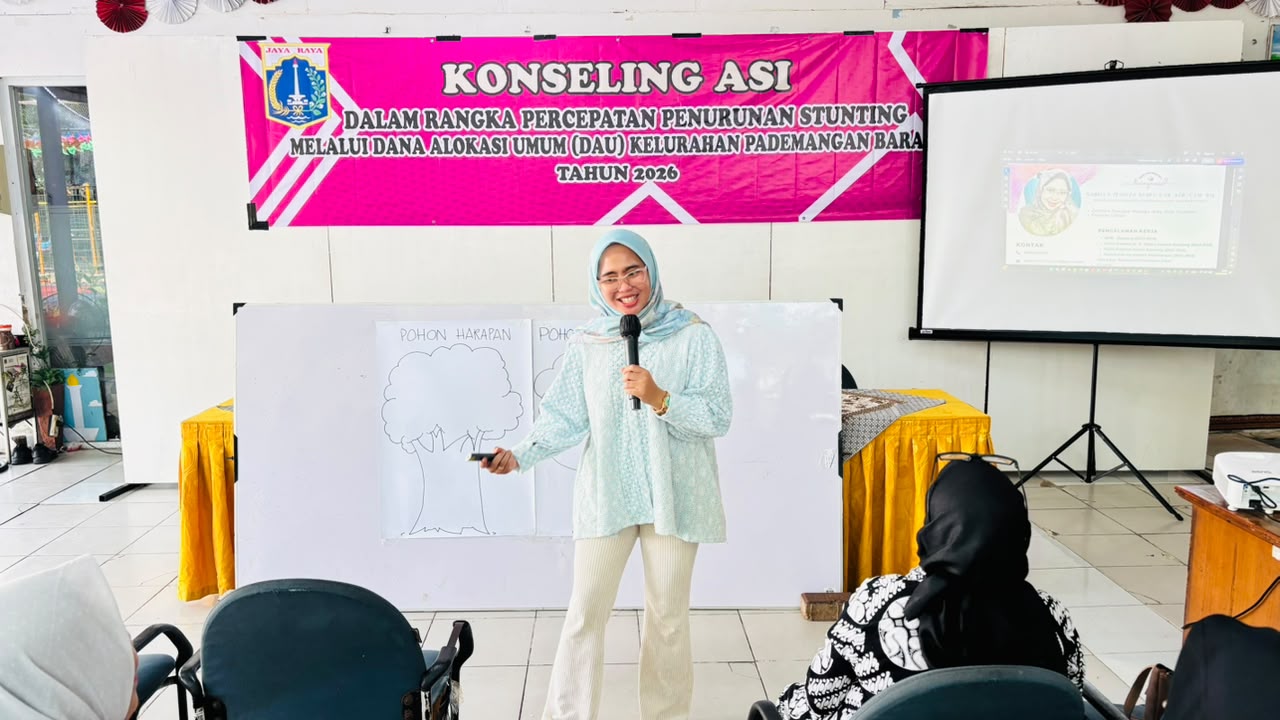 Kegiatan KONSELING ASI ( Dalam Rangka Percepatan Penurunan Stunting Melalui Dana Alokasi Umum (DAU) Kelurahan Pademangan Barat Tahun 2026. 2