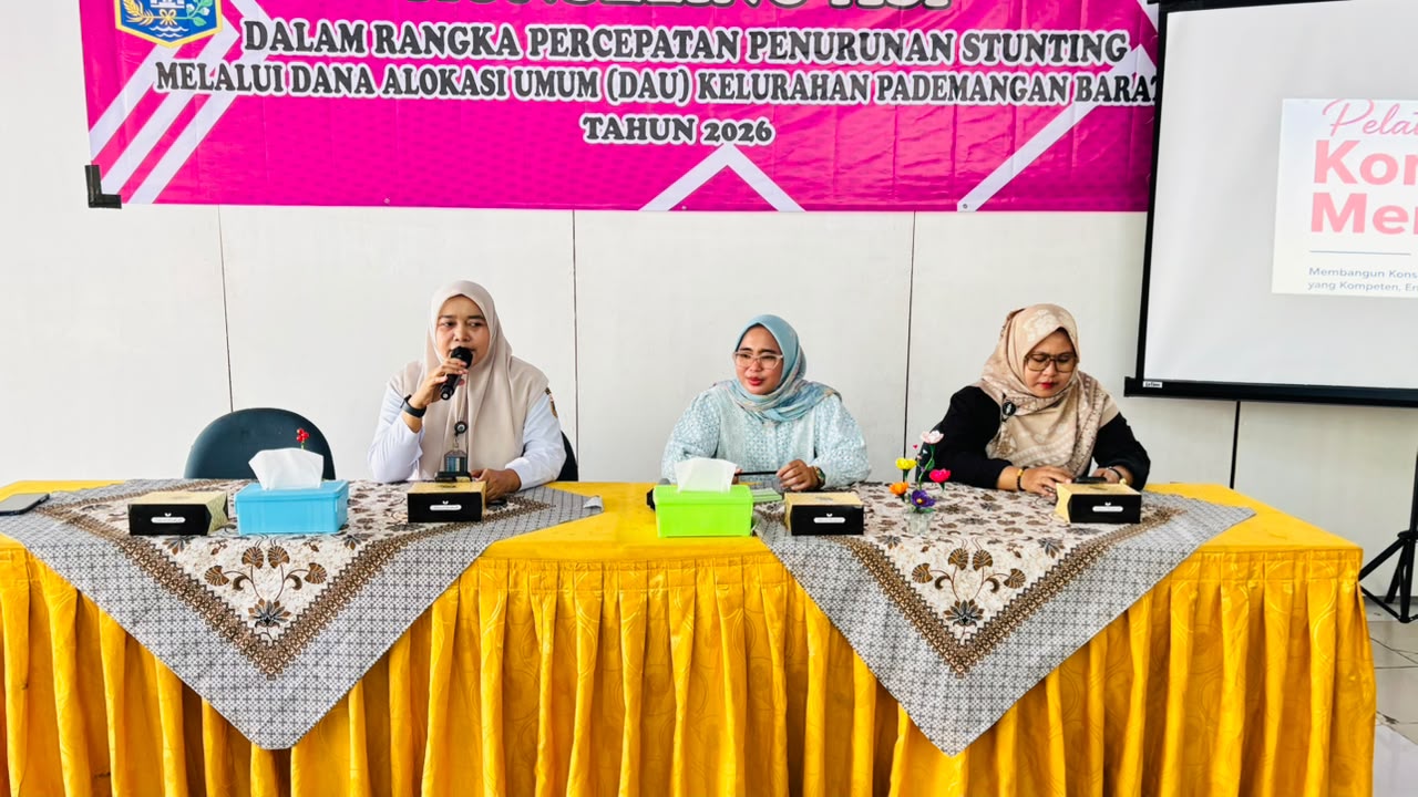 Kegiatan KONSELING ASI ( Dalam Rangka Percepatan Penurunan Stunting Melalui Dana Alokasi Umum (DAU) Kelurahan Pademangan Barat Tahun 2026. 1