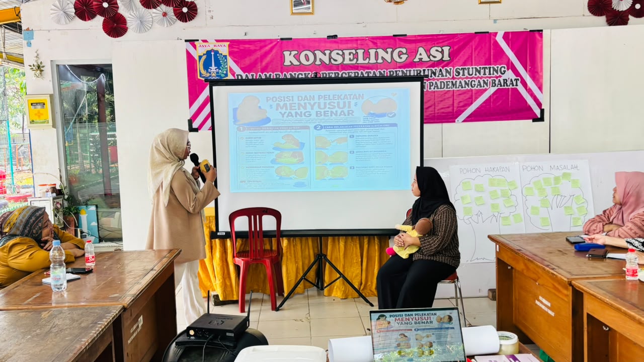 Kegiatan Pelatihan Konseling Menyusui dikelurahan pademangan barat. 5