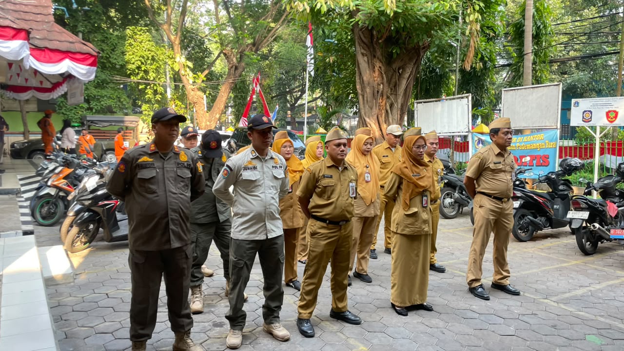 Kegiatan Apel Pagi ASN Kelurahan Pademangan Barat 2
