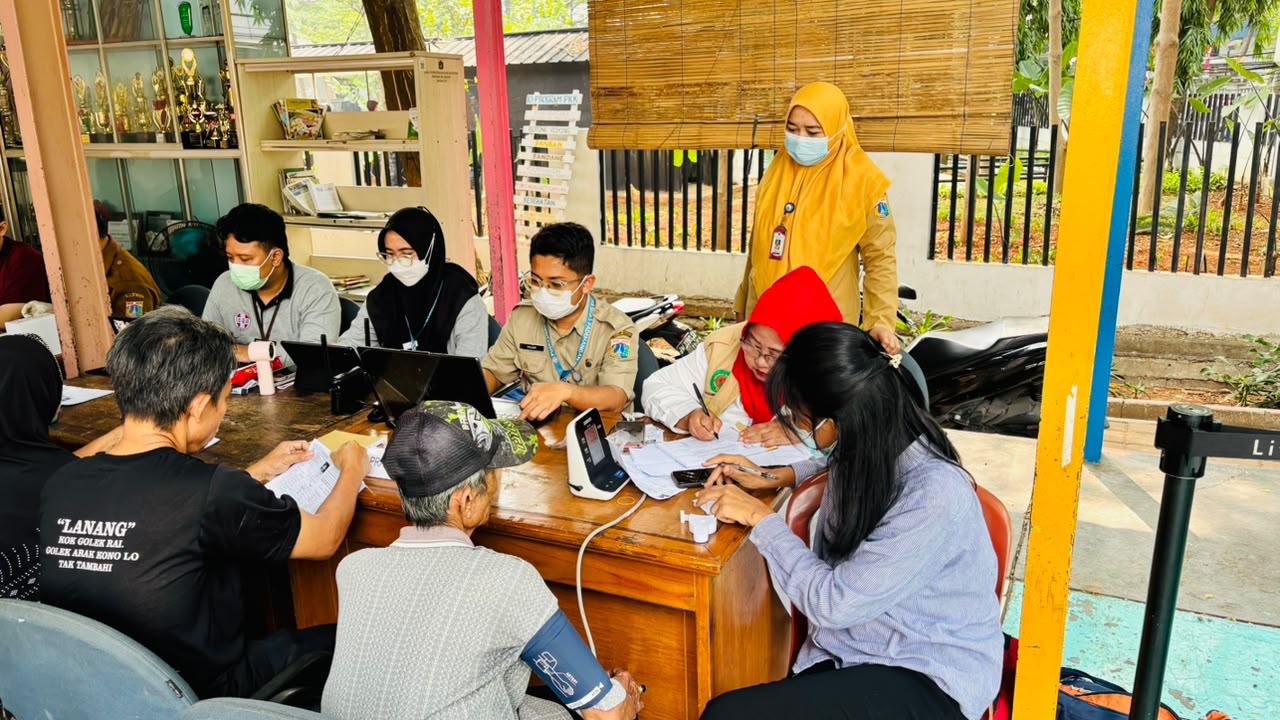 Kegiatan Tracking TB Terintegrasi CKG Digelar di RPTRA Budi Mulia 1