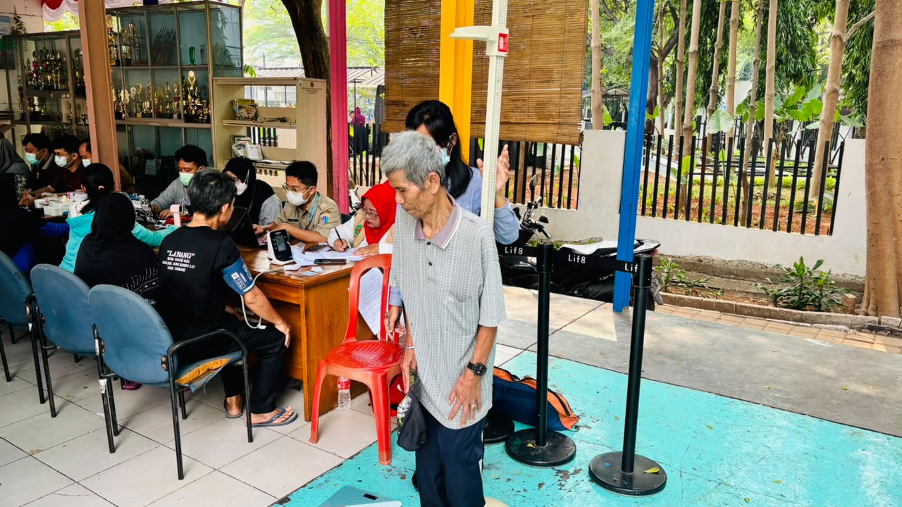Kegiatan Tracking TB Terintegrasi CKG Digelar di RPTRA Budi Mulia 5