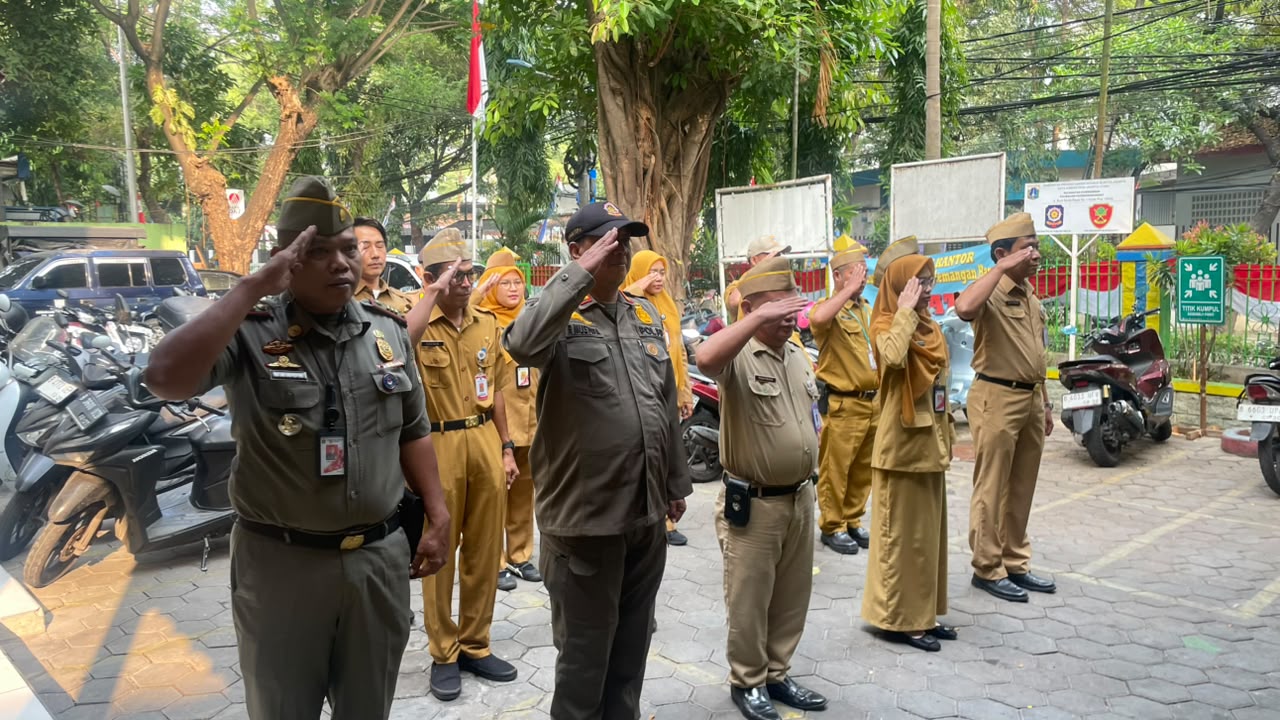 Kegiatan Apel Pagi ASN Kelurahan Pademangan Barat. 3