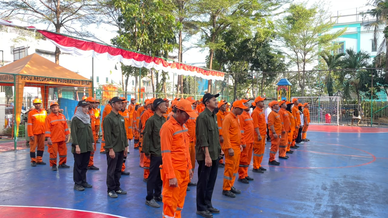 Apel Pagi PJLP PPSU dan PJLP Rptra Budi Mulia Kelurahan Pademangan Barat. 3
