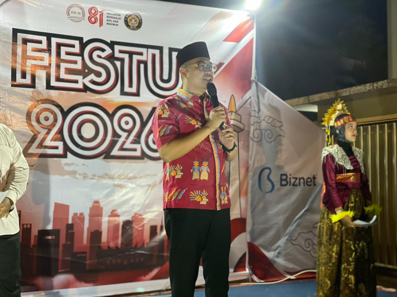 Menghadiri Kegiatan Gebyar Malem Puncak HUT RI Ke 81 Tahun diwilayah RW 001. 6