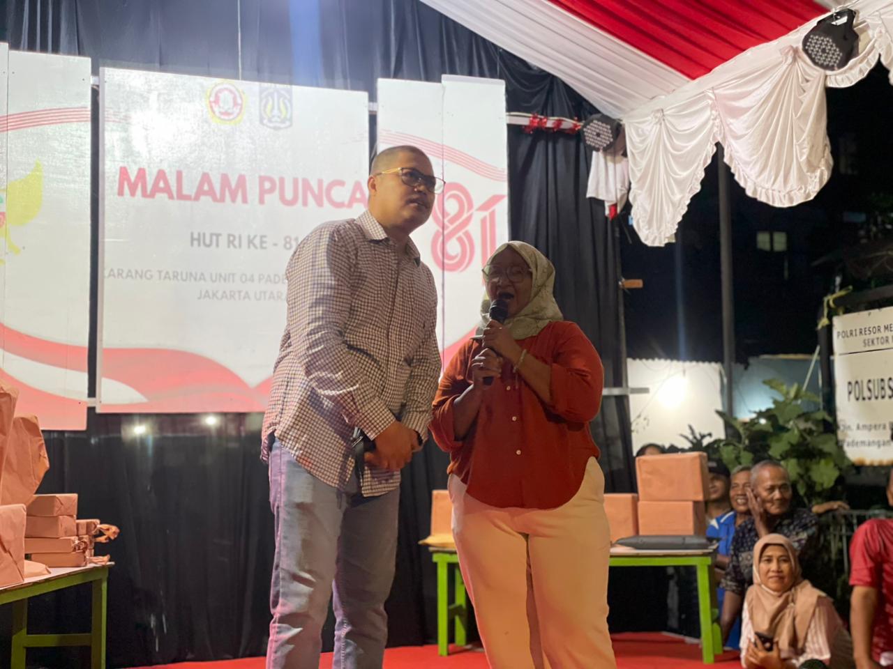 Menghadiri Kegiatan Malem Puncak HUT RI Ke 81 Tahun diwilayah RW 004. 3