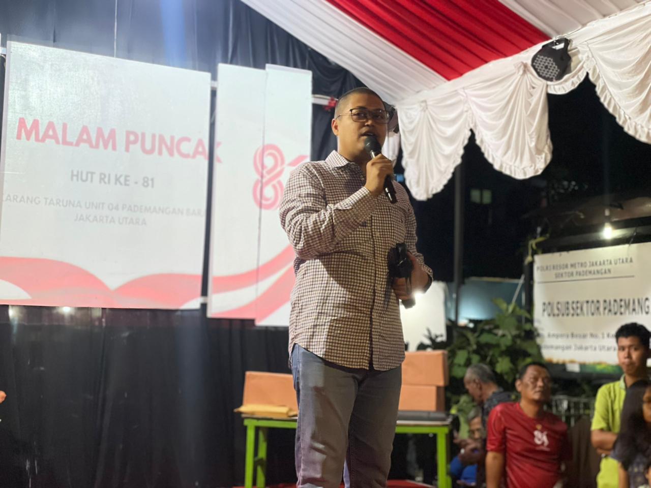 Menghadiri Kegiatan Malem Puncak HUT RI Ke 81 Tahun diwilayah RW 004. 2