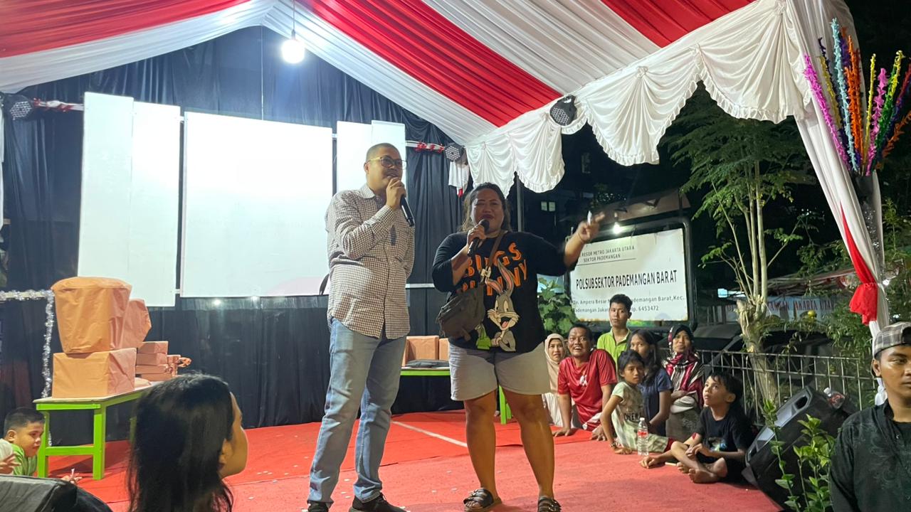 Menghadiri Kegiatan Malem Puncak HUT RI Ke 81 Tahun diwilayah RW 004. 1