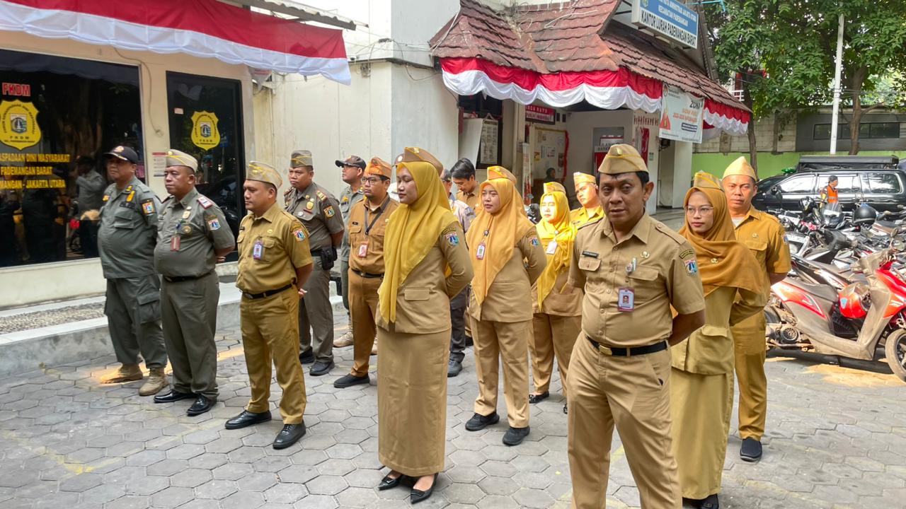 Kegiatan Apel Pagi ASN Kelurahan Pademangan Barat. 2