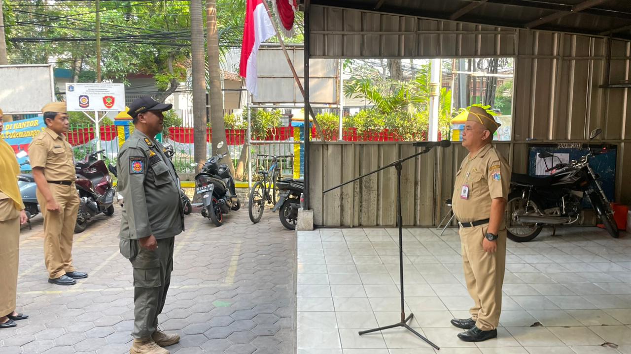 Kegiatan Apel Pagi ASN Kelurahan Pademangan Barat. 1