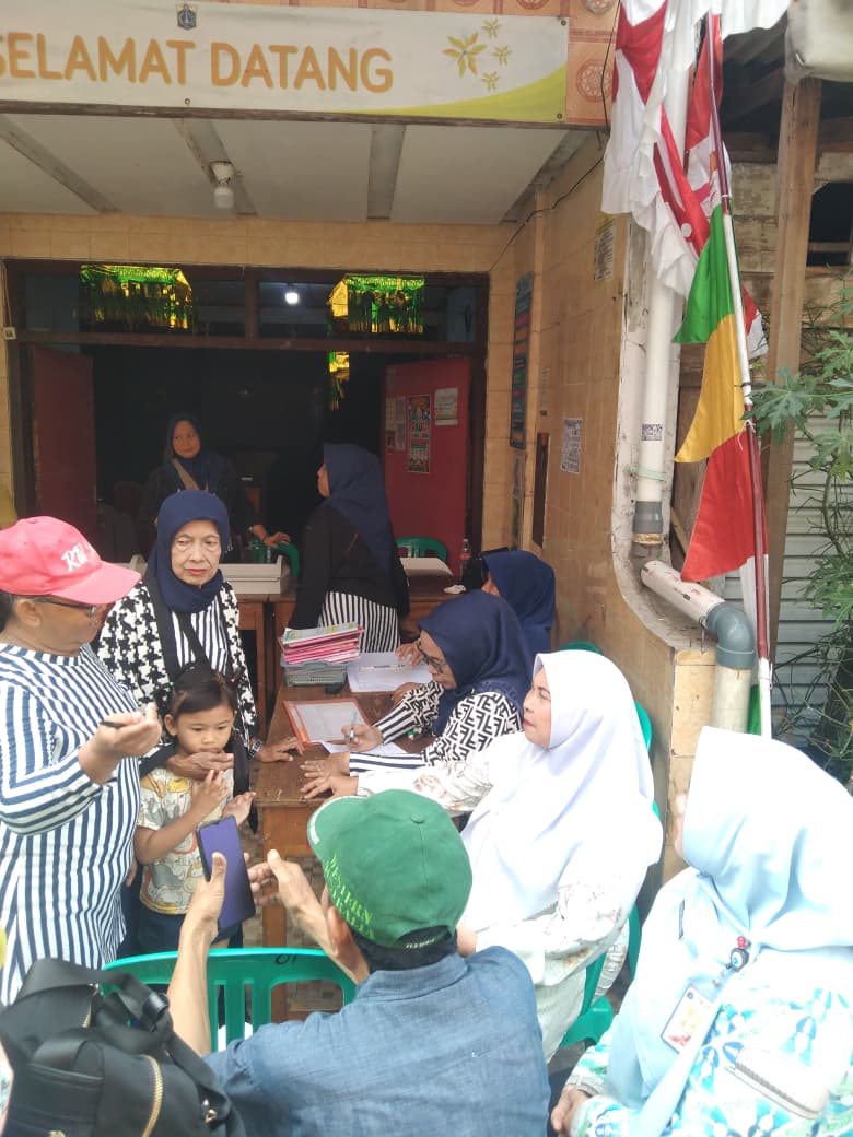 Kegiatan Posyandu Lansia Di RW 07 Kelurahan Pademangan Barat 1