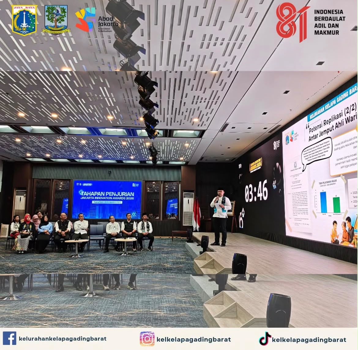 Kelurahan Kelapa Gading Barat mengikuti tahapan penjurian Jakarta Innovation Awards (JIA) 2026 1