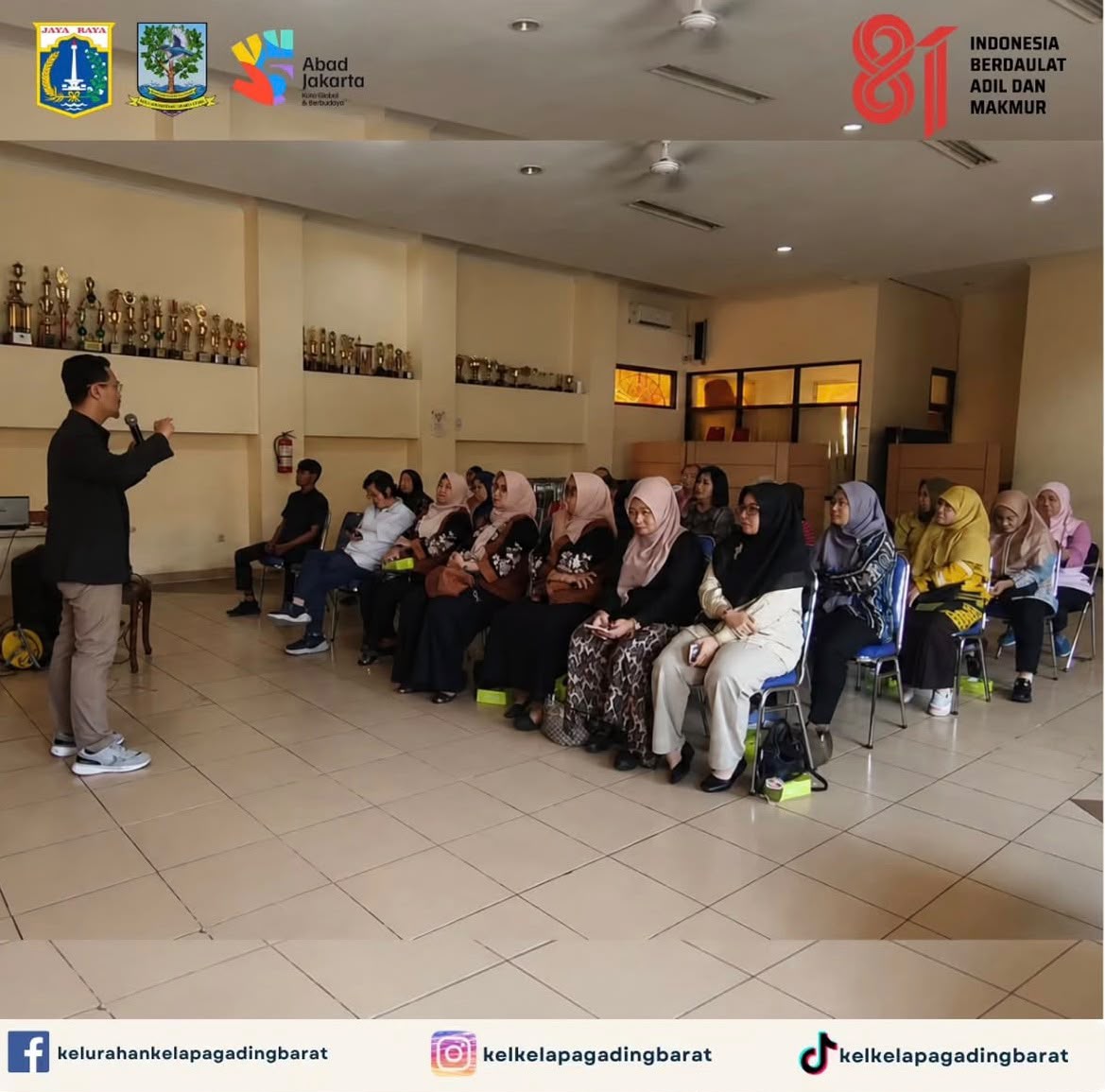 Pelatihan Digitalisasi Usaha bagi Masyarakat di Kelurahan Kelapa Gading Barat 1