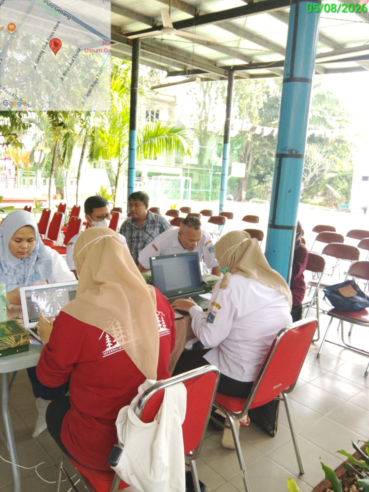 Sekrestaris Kelurahan dan Kasi Kesra Monitoring Posyandu Balita dan Lansia, serta Cek Kesehatan Gratis 1