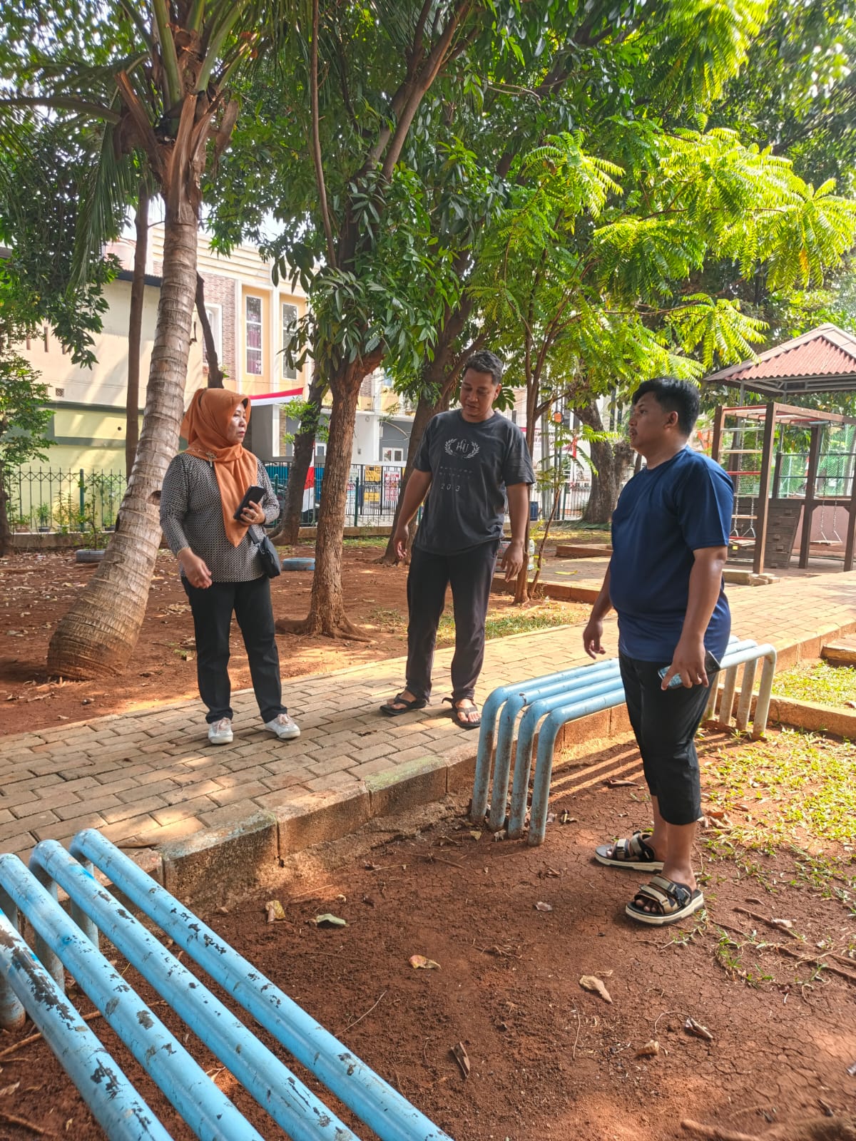 Monitoring RPTRA Biru Laut, Monev Pilah Sampah dan Penilaian Lomba Kebersihan Semarak HUT RI ke-81 2