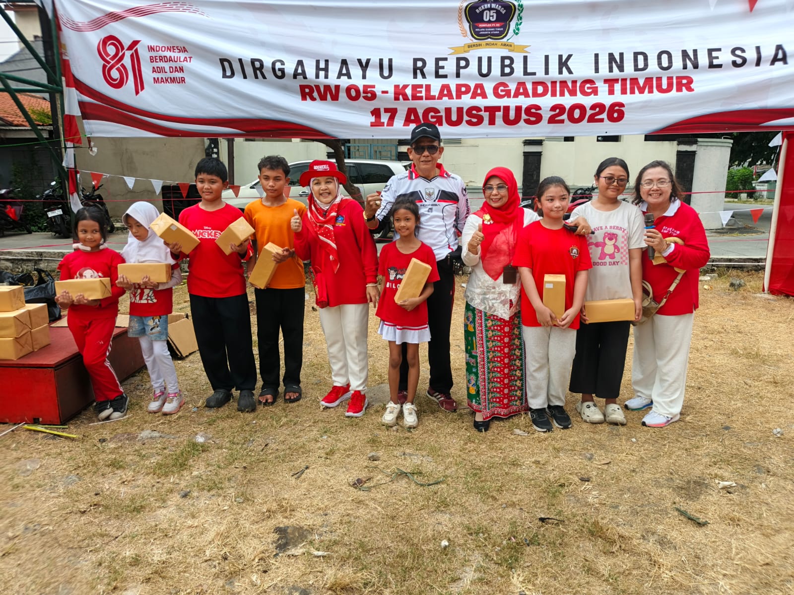 Semarak HUT RI ke-81, Lurah Kelapa Gading Timur Monitoring Kegiatan Warga RW 05 4