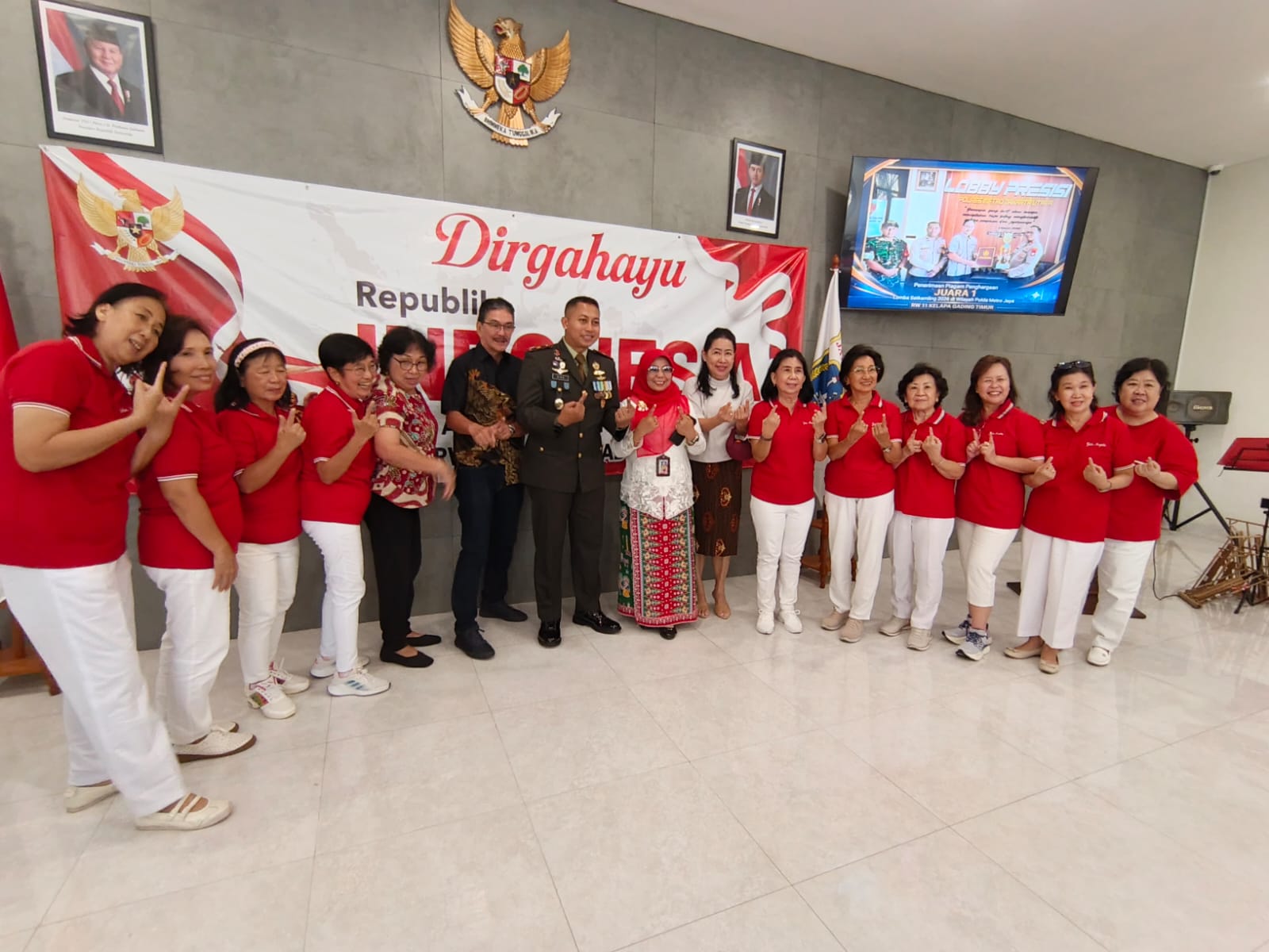 Perayaan HUT RI ke-81 dan Tasyakuran Juara 1 Lomba Satkampling Tingkat Provinsi DKI Jakarta di RW 011 2