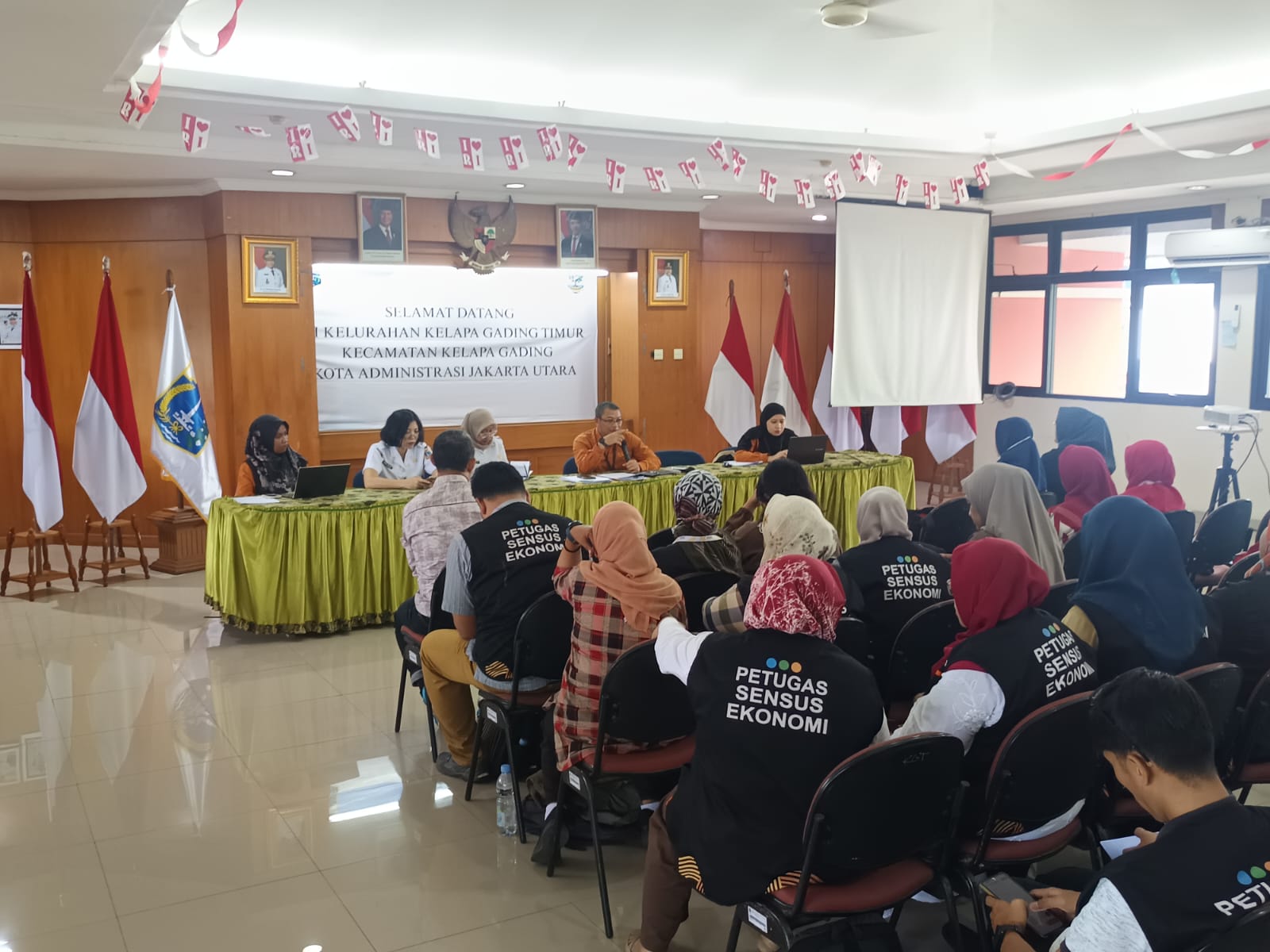 Monitoring Evaluasi Pelaksanaan Pendataan Sensus Ekonomi Tahun 2026 di Kelurahan Kelapa Gading Timur 3