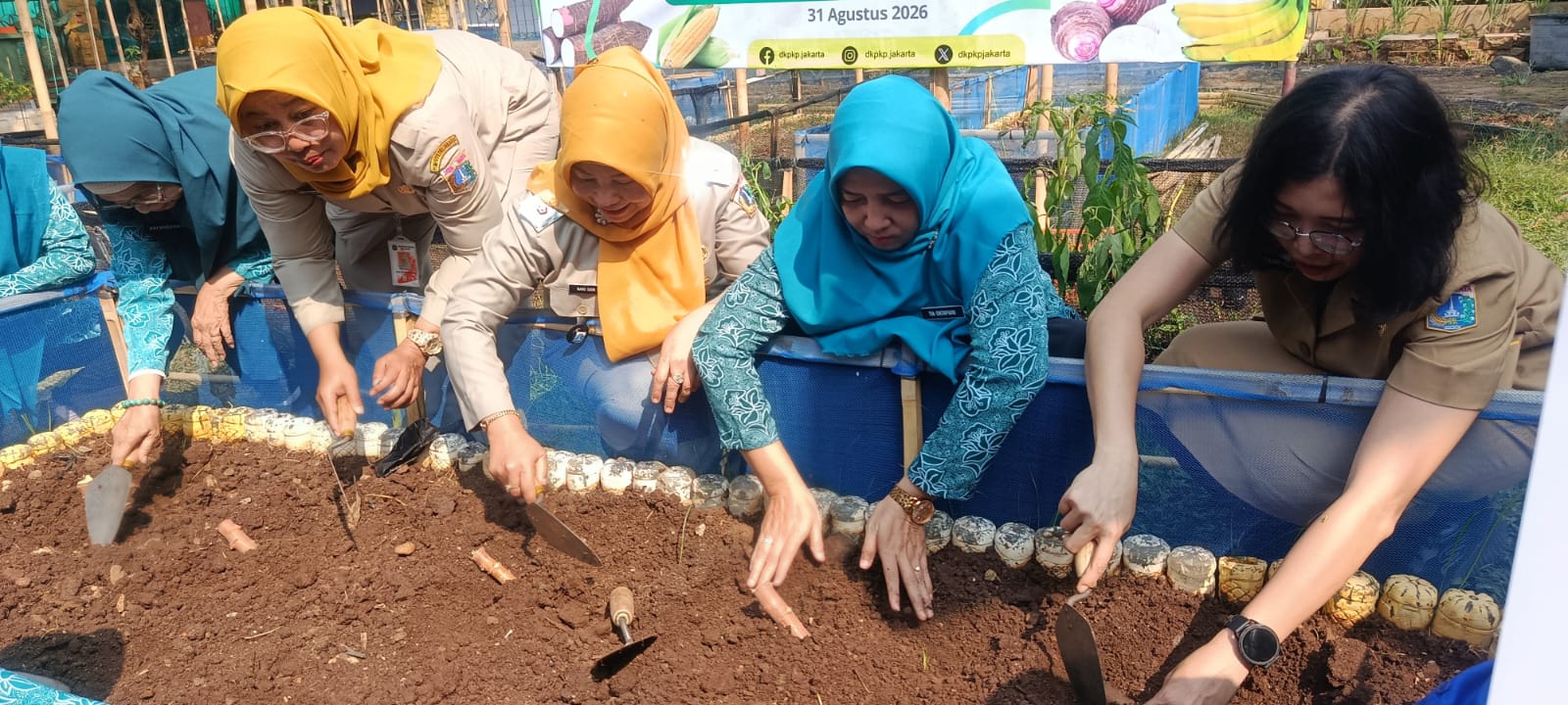 Kelurahan Kelapa Gading Timur Ikuti Pencanangan Gerakan Tanam Serentak Tanaman Pangan Pendamping Beras 1