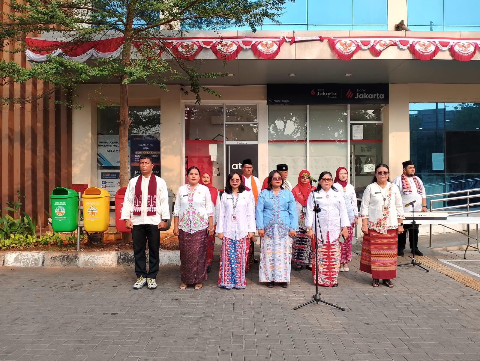 Upacara HUT Kemerdekaan RI Ke-81 Tingkat Kecamatan Koja 3