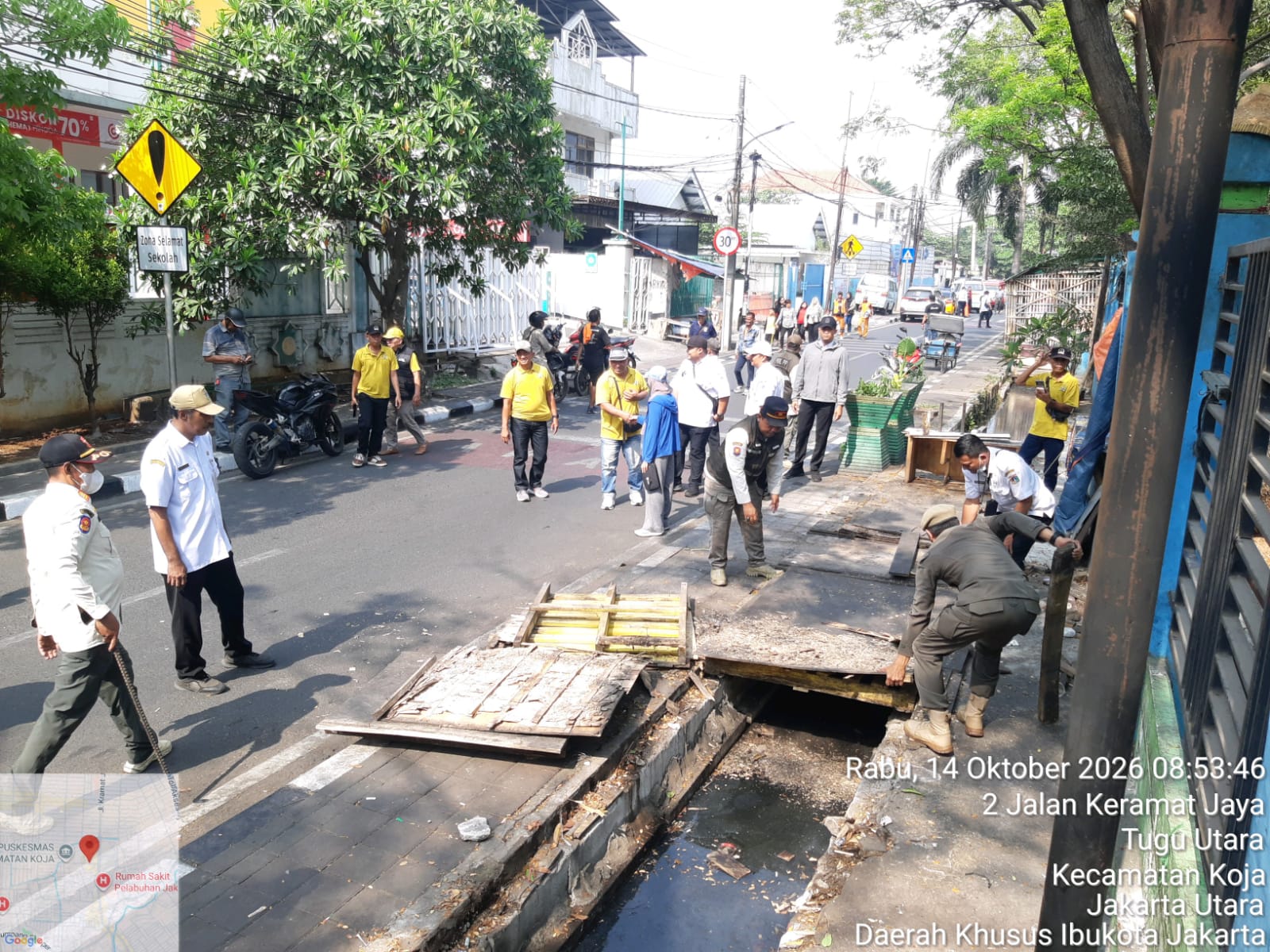 Kecamatan Koja Tertibkan PKL dan Parkir Liar di Sekitar Pasar Koja Baru Demi Kenyamanan Warga 1