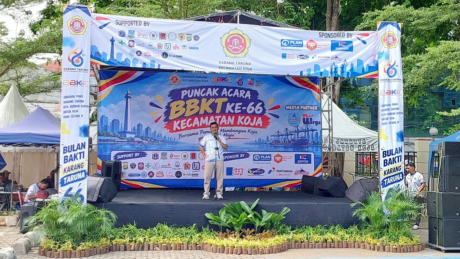 Kemeriahan Puncak Acara Bulan Bakti Karang Taruna ke-66 Tingkat Kecamatan Koja 1