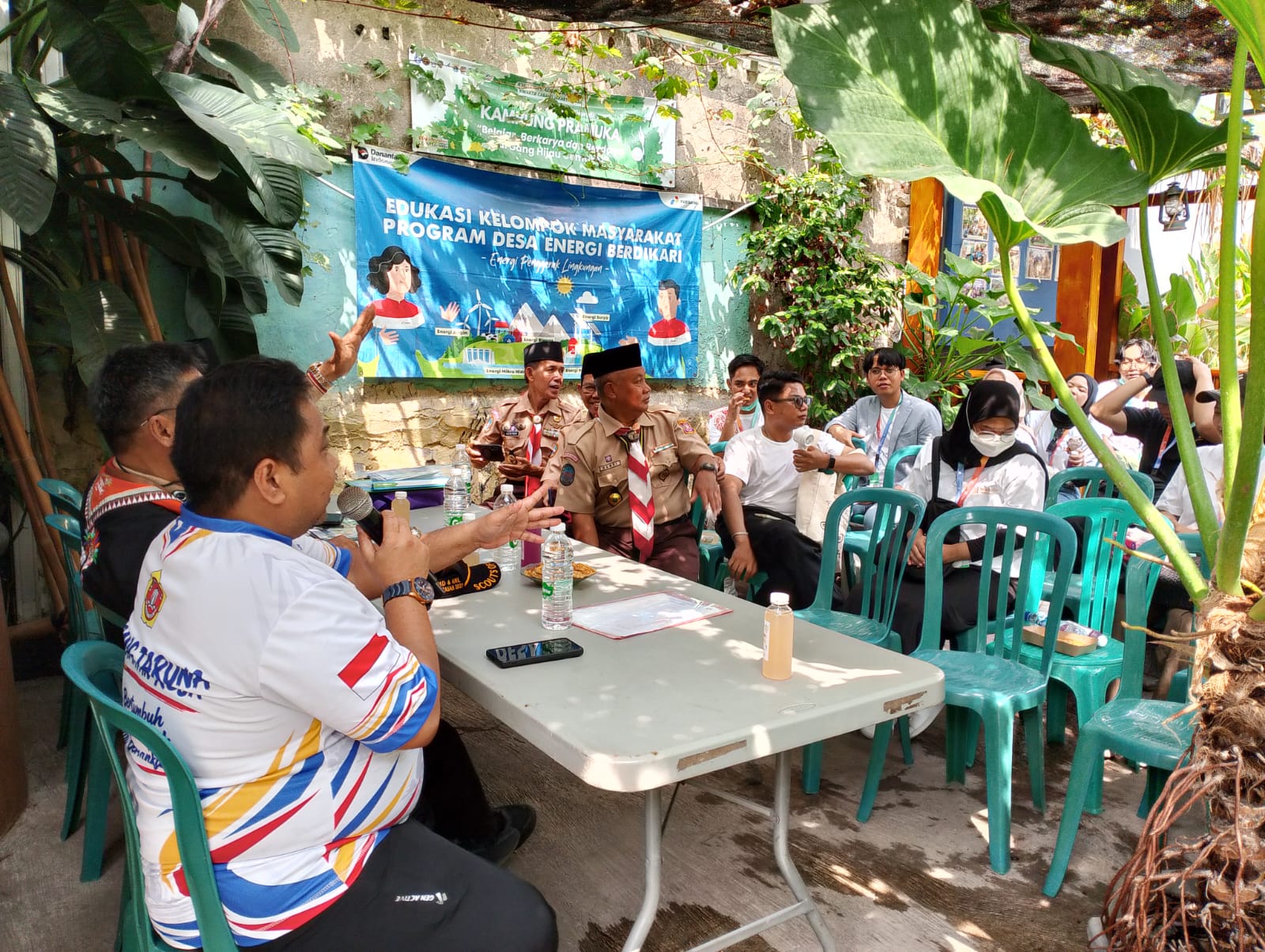 Kasi Kesra Kecamatan Koja Hadiri Kunjungan Peserta Wirasena Youth Camp di Kampung Pramuka Proklim RW 01 Tugu Utara 4